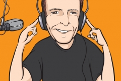 animation caricature digitale DJ Radio